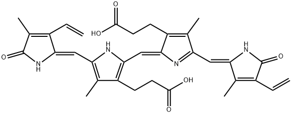 ビリベルジン 化学構造式