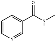 N-メチルニコチンアミド 化学構造式
