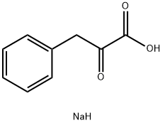 フェニルピルビン酸 ナトリウム 化学構造式