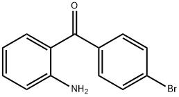 2-アミノ-4'-ブロモベンゾフェノン 化学構造式