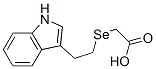 2-[[2-(1H-インドール-3-イル)エチル]セレノ]酢酸 化学構造式