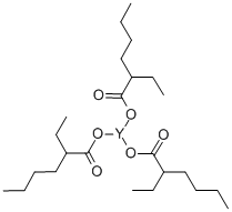 YTTRIUM (III) 2-ETHYLHEXANOATE Struktur