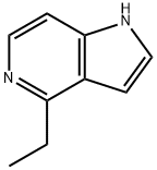 4-ethyl-1H-pyrrolo[3,2-c]pyridine Struktur