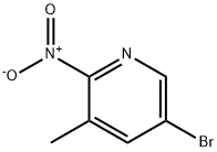 5-ブロモ-3-メチル-2-ニトロピリジン 化学構造式