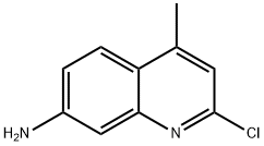 2-クロロ-4-メチル-7-アミノキノリン 化学構造式