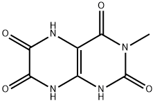 2,4,6,7(1H,3H)-Pteridinetetrone,  5,8-dihydro-3-methyl-|