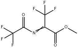 METHYL 3,3,3-TRIFLUORO-2-[2,2,2-TRIFLUORO-ACETYLIMINO]PROPIONATE Structure