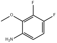 3,4-二氟-2-甲氧基苯胺, 114076-35-6, 结构式