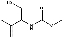Carbamic  acid,  [1-(mercaptomethyl)-2-methyl-2-propenyl]-,  methyl  ester  (9CI) Structure