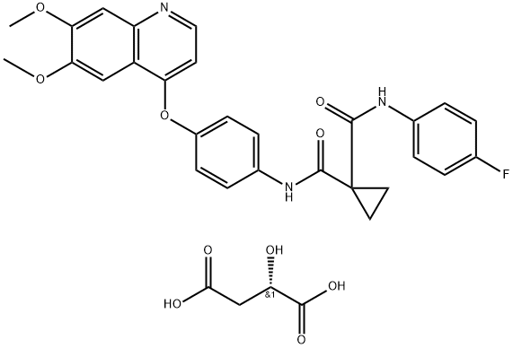 Cabozantinib Malate Struktur