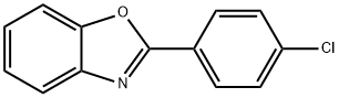 2-(4-氯苯基)苯并恶唑, 1141-35-1, 结构式