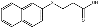 3-(2-NAPHTHYLTHIO)PROPIONIC ACID Structure