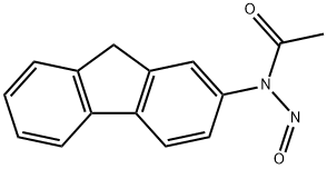 N-nitroso-N(2)-fluorenylacetamide 结构式
