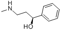 (S)-(-)-3-(N-メチルアミノ)-1-フェニル-1-プロパノール 化学構造式