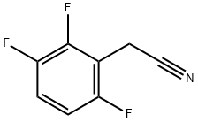 2,3,6-トリフルオロフェニルアセトニトリル 化学構造式