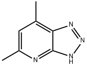 v-Triazolo[4,5-b]pyridine, 5,7-dimethyl- (6CI) Structure
