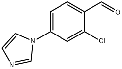 2-Chloro-4-(1H-imidazol-1-yl)benzaldehyde Struktur