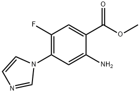 2-氨基-4-(1-咪唑基)-5-氟苯甲酸甲酯