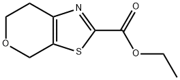 6,7-二氢-4H-吡喃并[4,3-D]噻唑-2-甲酸乙酯 结构式