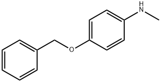 4-苄氧基-N-甲基苯胺 结构式