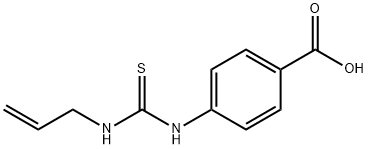 4-(3-烯丙硫基脲基)苯甲酸 结构式