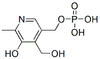 5-hydroxy-6-methylpyridine-3,4-dimethanol phosphate Structure