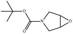 3-N-叔丁氧羰基-6-氧杂-3-氮杂二环[3.1.0]己烷 结构式
