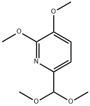 6-(Dimethoxymethyl)-2,3-dimethoxypyridine Structure