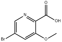 5-Bromo-3-methoxypicolinic acid Structure