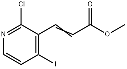 Methyl 3-(2-chloro-4-iodopyridin-3-yl)acrylate Structure