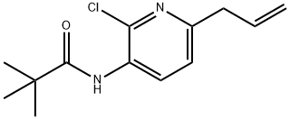 N-(6-Allyl-2-chloropyridin-3-yl)pivalamide Structure