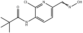 N-(2-Chloro-6-((hydroxyimino)methyl)pyridin-3-yl)-pivalamide Structure