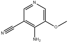 4-Amino-5-methoxynicotinonitrile Structure
