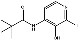 N-(3-Hydroxy-2-iodopyridin-4-yl)pivalamide Structure