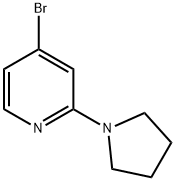 4-溴-2-(吡咯烷-1基)-吡啶 结构式