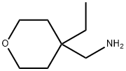 [(4-エチルテトラヒドロ-2H-ピラン-4-イル)メチル]アミン 化学構造式
