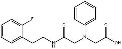 [(2-{[2-(2-fluorophenyl)ethyl]amino}-2-oxoethyl)(phenyl)amino]acetic acid|MFCD12027619