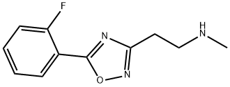 {2-[5-(2-fluorophenyl)-1,2,4-oxadiazol-3-yl]ethyl}methylamine Structure