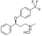 (S)-フルオキセチン塩酸塩 化学構造式