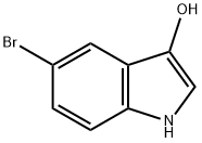 5-溴-3-羟基吲哚 结构式