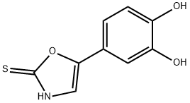 2(3H)-Oxazolethione, 5-(3,4-dihydroxyphenyl)- (9CI) Structure