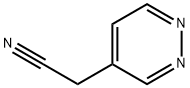 4-Pyridazineacetonitrile Structure
