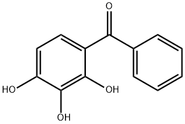 2,3,4-Trihydroxybenzophenone Struktur