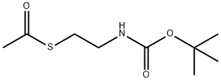 S-[2-({[(2-甲基-2-丙基)氧基]羰基}氨基)乙基]硫代乙酸酯 结构式