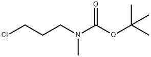 N-BOC-N-甲基-3-氯-1-丙胺, 114326-14-6, 结构式