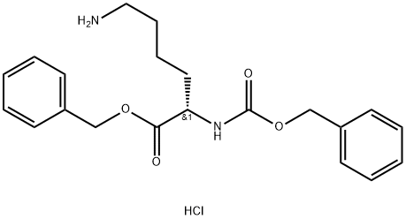 H-LYS(Z)-OBZL HCL Structure