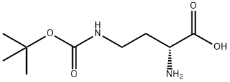 H-D-DAB(BOC)-OH, 114360-55-3, 结构式