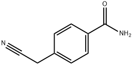 Benzamide, 4-(cyanomethyl)- (9CI) Structure