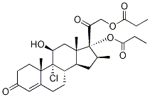 1,2-DihydrobecloMetasone Dipropopionate Structure