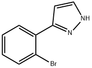3-(2-溴苯基吡唑, 114382-20-6, 结构式